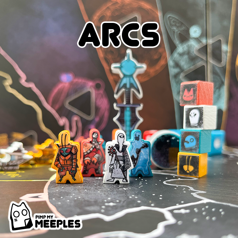 PimpMyMeeples - Arcs Stickers (Base)
