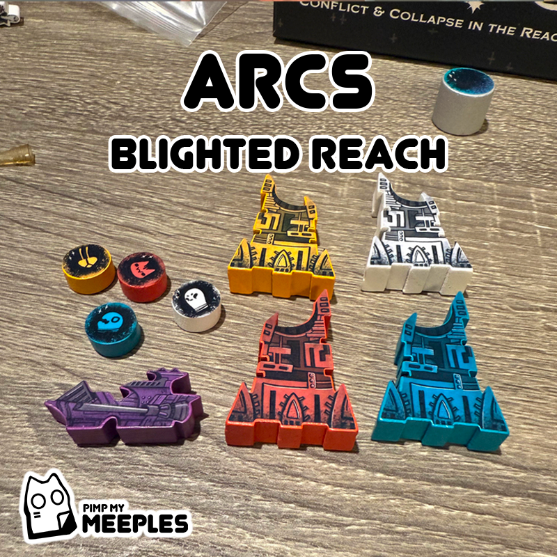 PimpMyMeeples - Arcs Stickers (Blighted Reach)