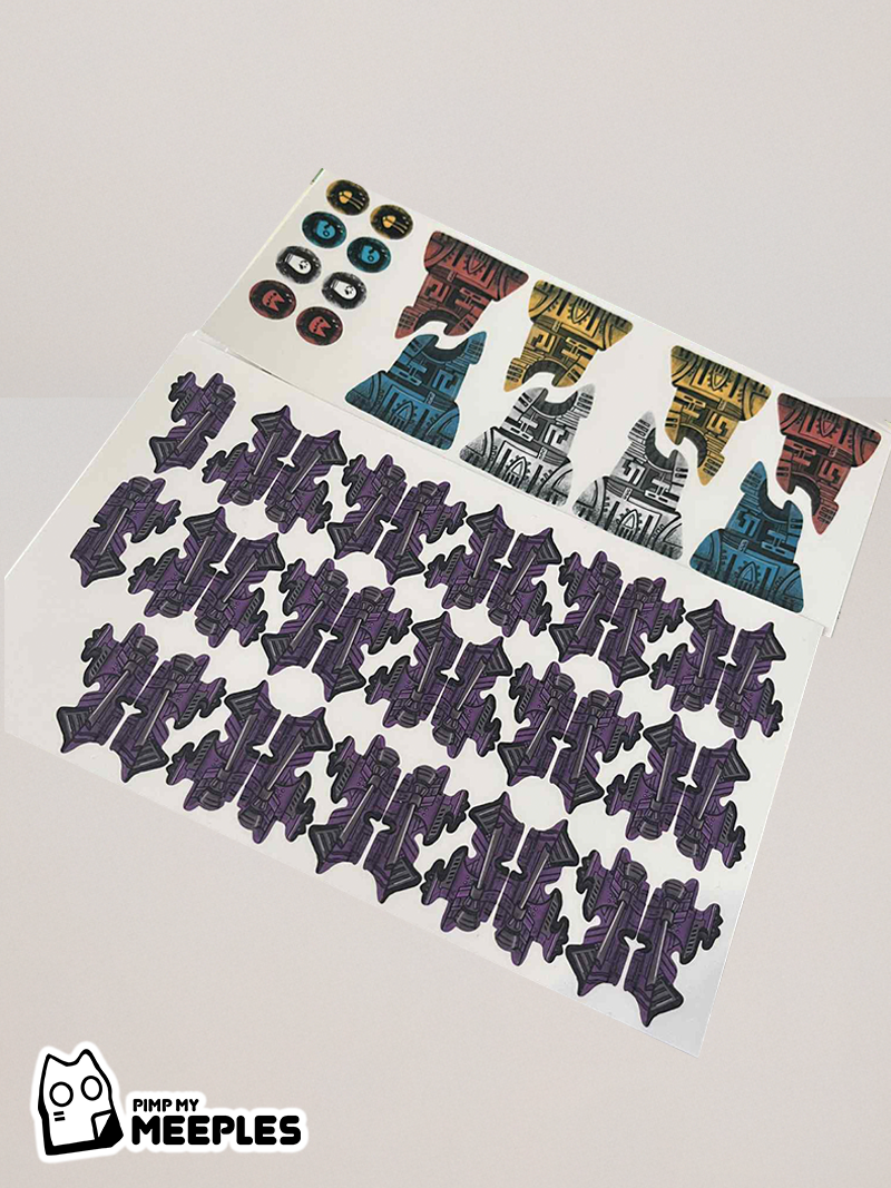 PimpMyMeeples - Arcs Stickers (Blighted Reach)