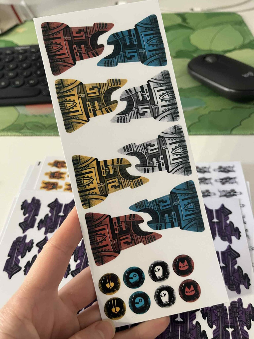 PimpMyMeeples - Arcs Stickers (Blighted Reach)